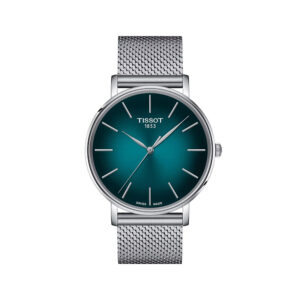 Pre-owned Gent Quartz Green Dial Men's Watch