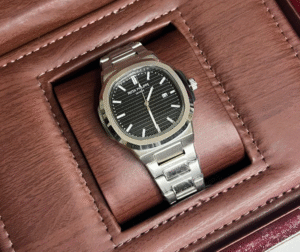 Patek Philippe Geneve | Silver Black Dial with Box