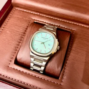 Patek Philippe Genève | Silver Tiffany Dial with Box