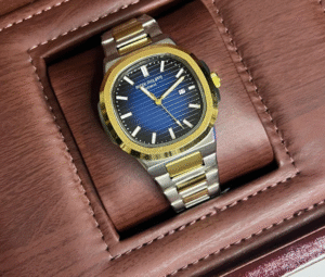 Patek Philippe Genève | Two tone - Blue Dial with Box