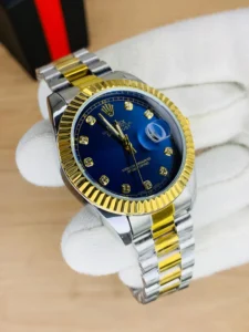 Rolex Oyster | Date | Blue Gold Dial Article with Box