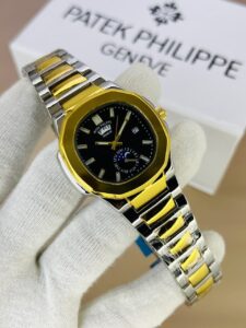 Patek Philippe Genève | Silver Gold or Black Dial day and date