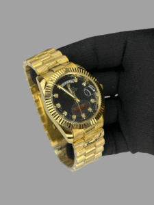 Rolex - Oyster Perpetual Day & Date - Golden Black with Box